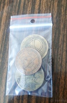 mince 10,-Kč a 20,-Kč ročník 2000 - 3