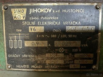 Stolní elektricka vrtačka - 3
