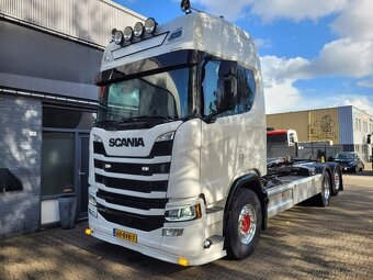 Scania R460 6x2 / Nosič kontejnerů Hiab / 242tkm - 3
