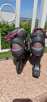 Rostoucí dětské in-line brusle (vel.33-37) - 3