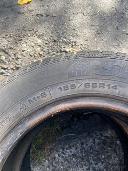 Zimní pneu pár 185/65 r14 - 3