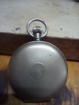 Staré stříbrné kapesní hodinky - 3