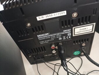 Mikrosystém SENCOR– CD/MP3, USB, SD karty - 3