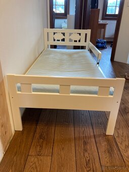 Dětská postel IKEA Kritter, rošt + matrace - 3