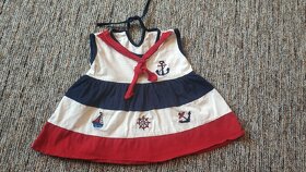 Šatičky bavlněné, 6-12mes. - 3