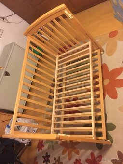 Dětská postýlka s matrací 120x60 cm - 3