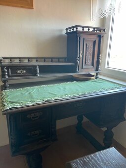 Historicky psaci stul + zrcadlo - 3