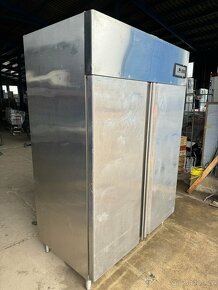 Nerezová lednice dvoudveřová 140x82x205cm - 3