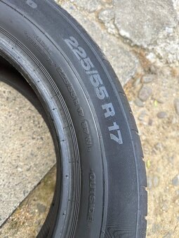 Použité letní pneu: 225/55/R17 - 2 kusy - 3