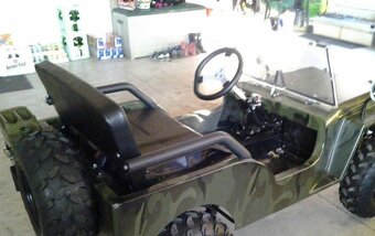 XTC JEEP WILLYS KINDERAUTO 150ccm 4TAKT MOTOR 2-SITZER AUTO - 3