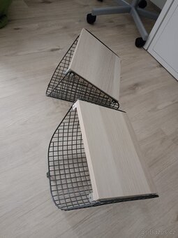 2 ks nocni stolek / policka Ikea Svenshult - 3