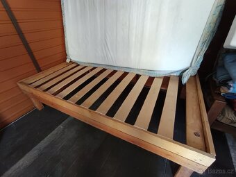 Postel 120 cm s roštem a matrací - 3