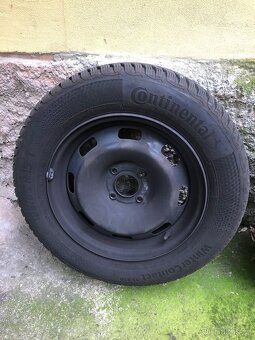 Prodám 2x zimní pneu Continental 195/65 R 15 T - 3