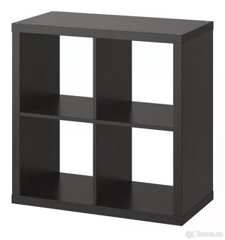 REZERVACE Ikea Kallax 2x2 s dvířky černý - 3