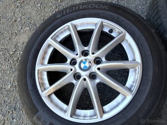 Originál ALU BMW 7x16 ET52+letní 205/60/16 RFT Hankook - 3