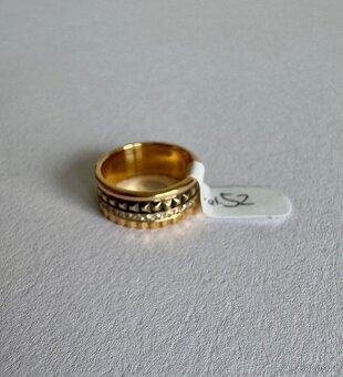 Zlatý prsten 18K, 6,80 g, vel.52 - 3