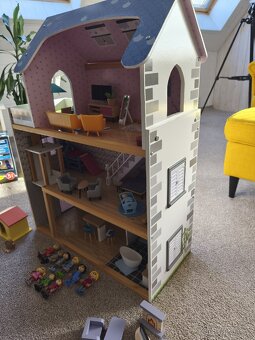 Dětský dřevěný domeček pro panenky - 3