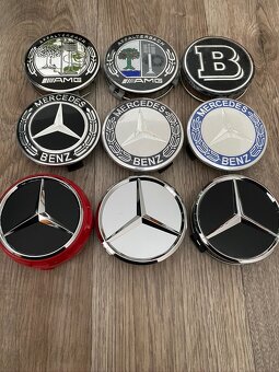 Středy ALU kol Mercedes benz 75mm - Sada 4ks - 3