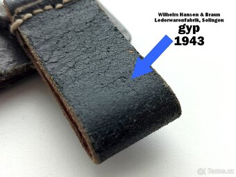 Pár posuvek Wermacht 1943 originál opasek WH - 3