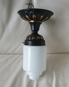 Starožitná stropnice art deco zdobená podstava - 3