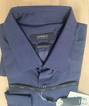 Pánská košile XL dlouhý rukáv slim fit - 3