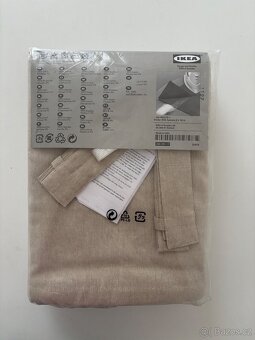 Ikea- závěsy Lenda- 1 pár 140x300 cm - 3