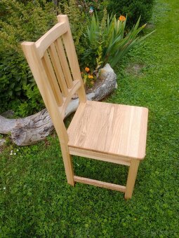 Jídelní židle zátěžová dub masiv - 3