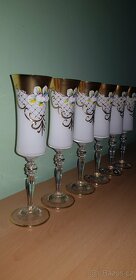 Smaltové skleničky na šampus různé barvy - 3