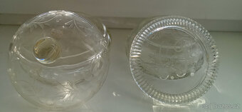 Velké dozy/ cukřenky - broušené - 3