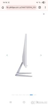 PLS LCD monitor Philips 246E7Q bílý - 3