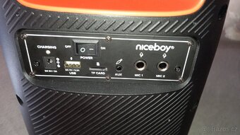 Prodám reproduktor Niceboy party boom 80W. - 3