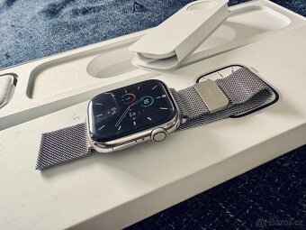 Apple Watch 7 45mm, ocelové, dobrý stav - 3