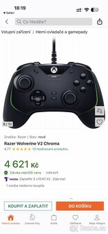 Ovladač Razer Wolverine V2 Chroma - 3