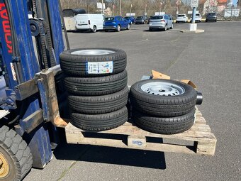 5 Kompletní kolo 155/70 R13 rozteč 4x100 pro přívěsné vozíky - 3
