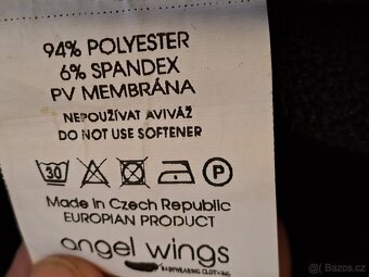 Bunda softshellová nosící/s kapsou na dítě Angel Wings - 3