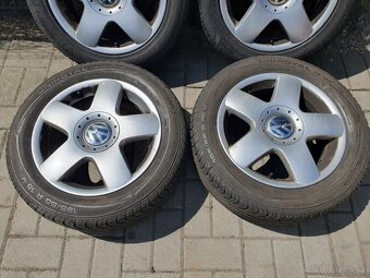 Alu kola vw 5x100 r15 6j et43 letni pneu 195/55/15 - 3