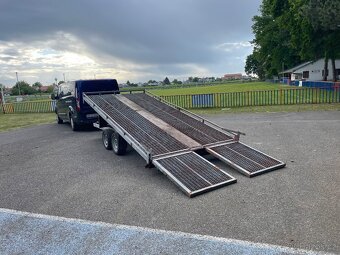 ✅Masivní bržděný sklopný přívěs - podvalník 2700 kg - 3