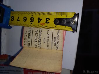 Německo Francouzský slovník Liliput 5x3x1.5 cm - 3