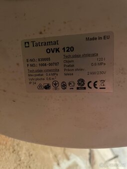 Bojler - Tatramat OVK 120 - 3