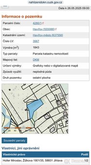 PRODÁVÁM 1/2 ZAHRADY 1.843m2 mezi Selská 57a,69c Havířov - 3
