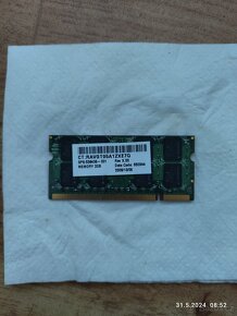 Paměť RAM 2 Gb. Notebook. - 3