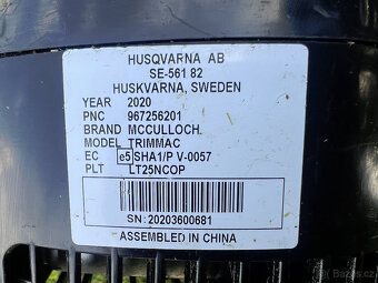 Vyžínač McCULLOCH, model TRIMMAC - 3