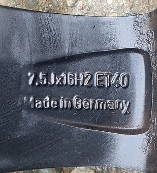 Prodám sadu 4 ALU kol + zimní pneu. - 3