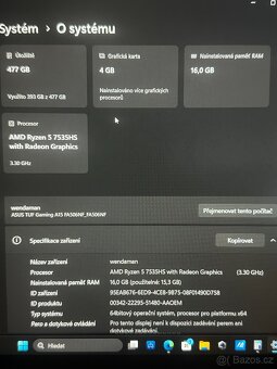 Herní notebook ASUS tuf gaming a15 fa506nf - 3