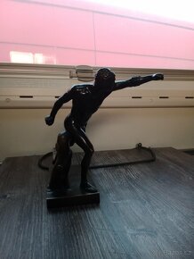 Bronzová soška gladiátora podle Agasiáse z  Efezu SLEVA 1000 - 3