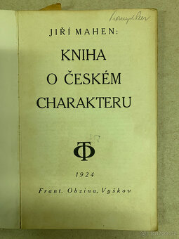 Kniha - Knižka o českém charakteru - 3