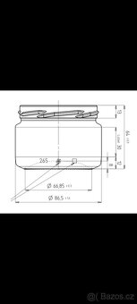 Zavařovací skleničky nízké na paštiky, maso - 3