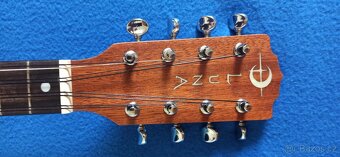 Predam vzacne 8 strunove ukulele LUNA UKE HTT8. - 3