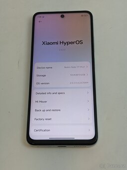 Xiaomi Redmi Note 11T Pro+ 8/512 silver. Záruka 6 měsíců. - 3
