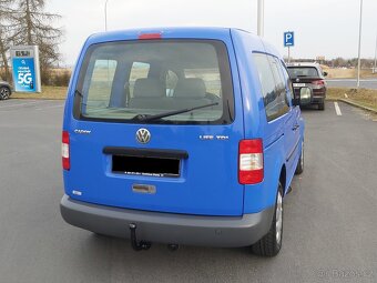 Volkswagen Caddy 1.9 TDi 77 kw BJB, 1.majitelka, velmi pěkný - 3